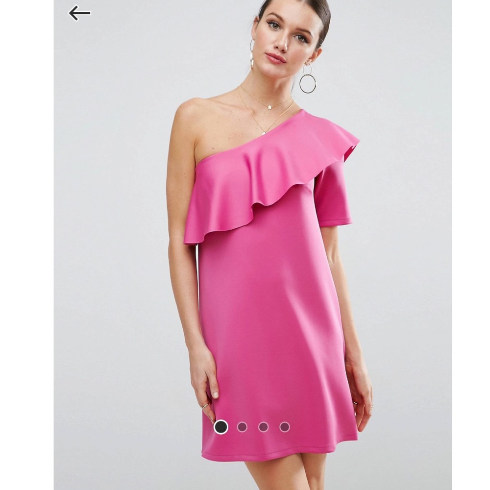 ASOS one shoulder mini dress